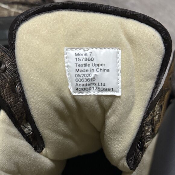 Magellan Men's Insulated Duck Hunting Boots Camo Men Size 7 Outdoor Waterproof - Picture 5 of 5